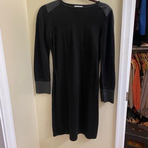 Calvin Klein black sweater dress